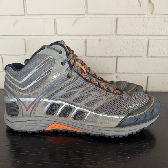 Merrell Mix Master Tuff Mid Waterproof Men\'s Hiking Shoe Brown Gorpcore 13 main image 7